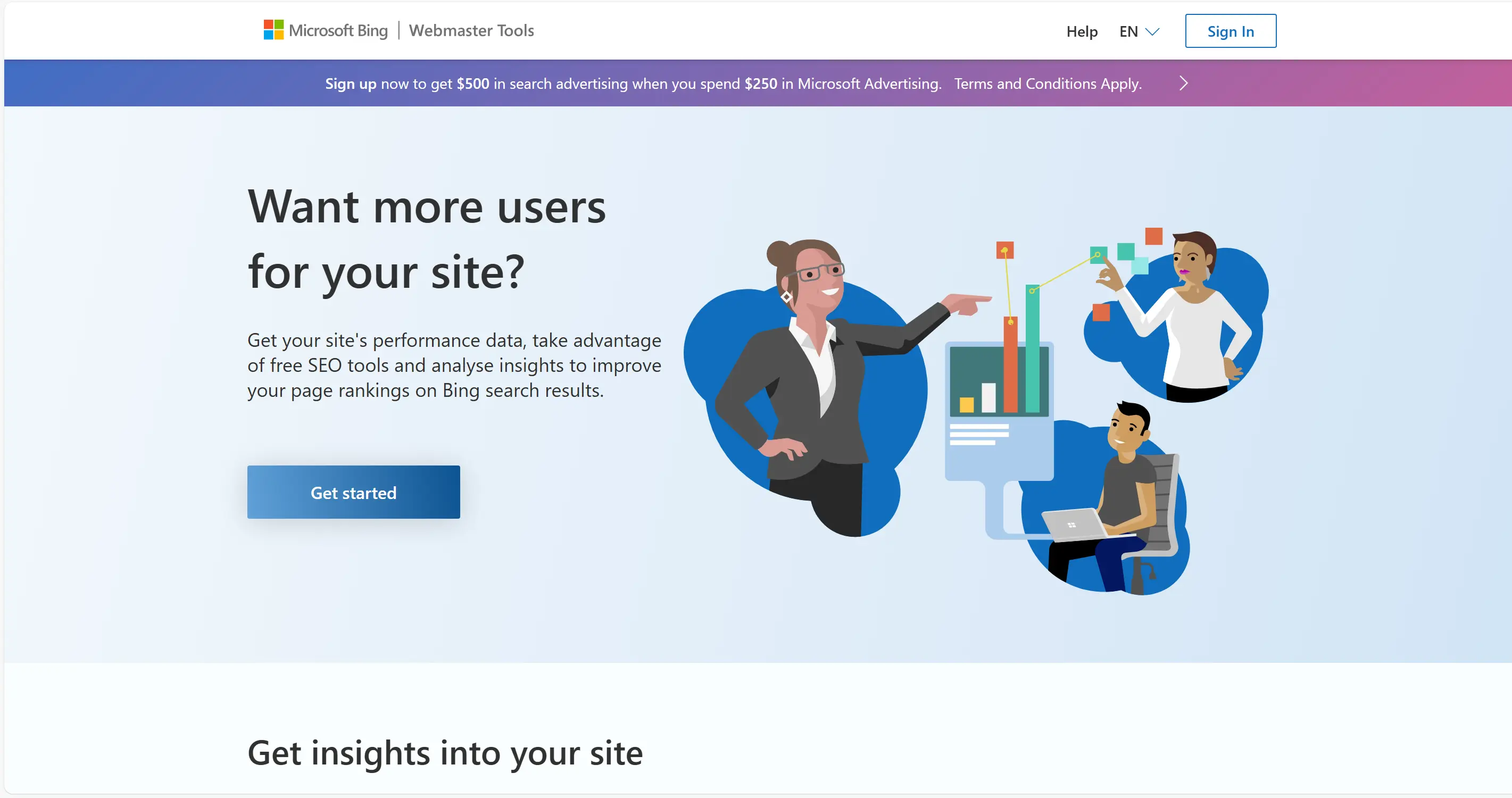 Bing Webmaster Tools