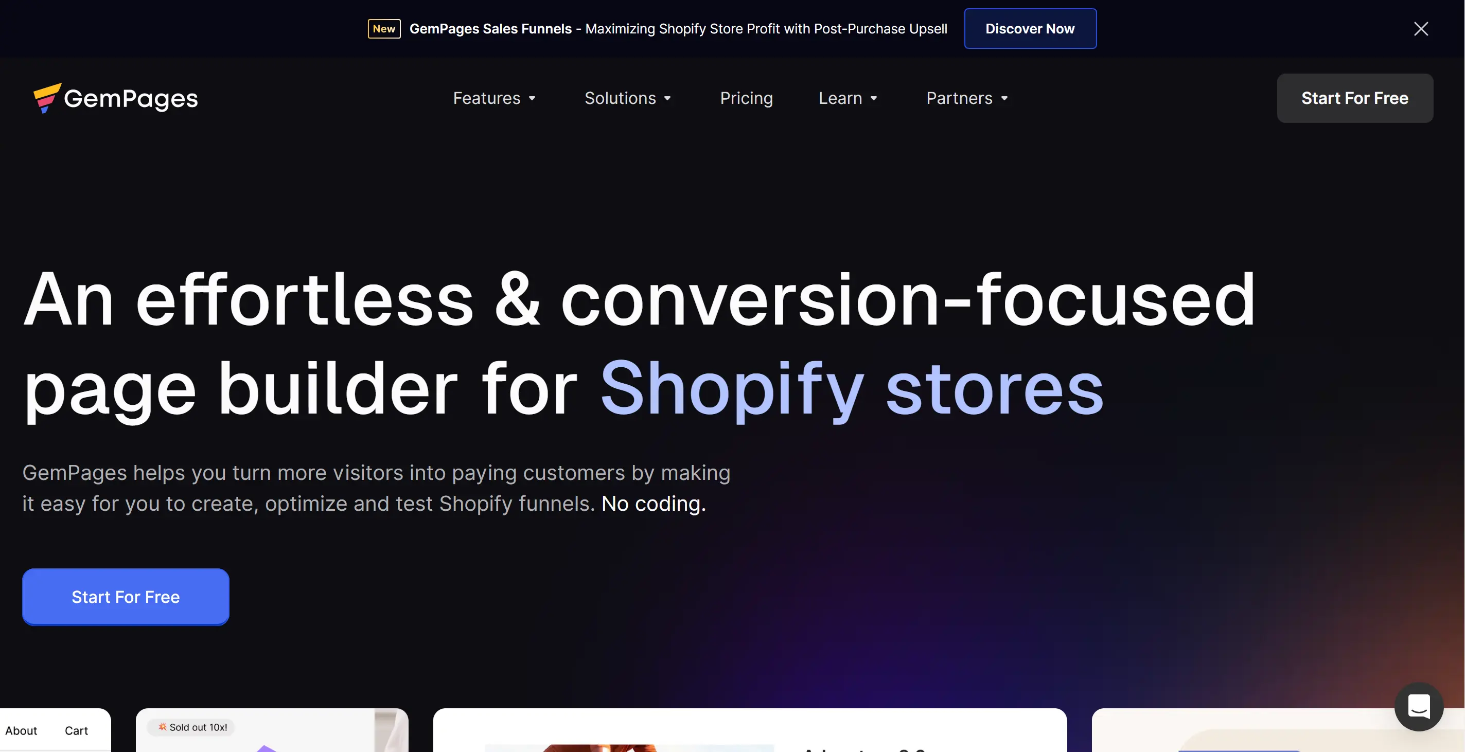 GemPages - Conversion-focused Storefront Builder for Shopify