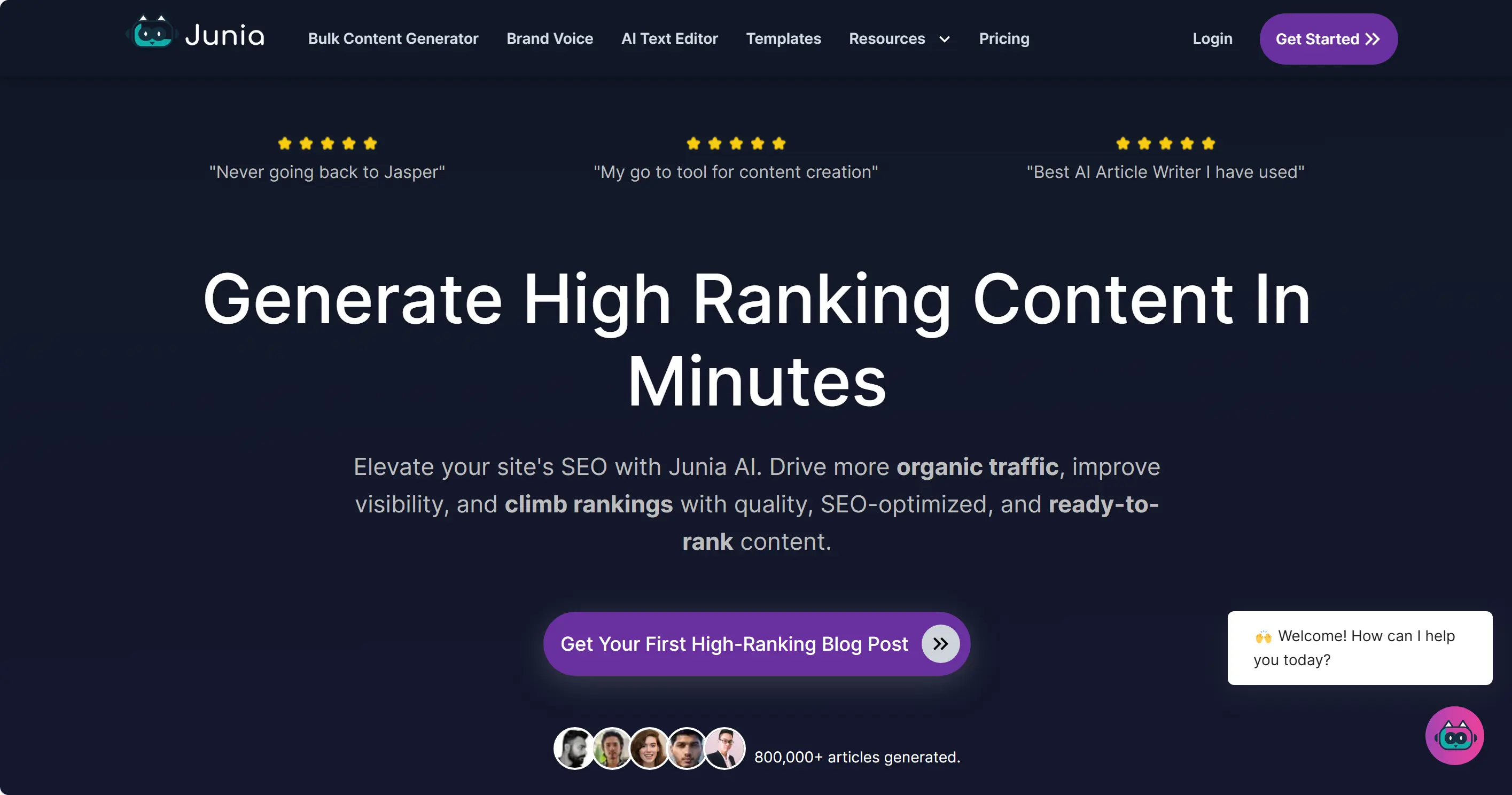 Junia AI - AI Writer for SEO & Content Generation