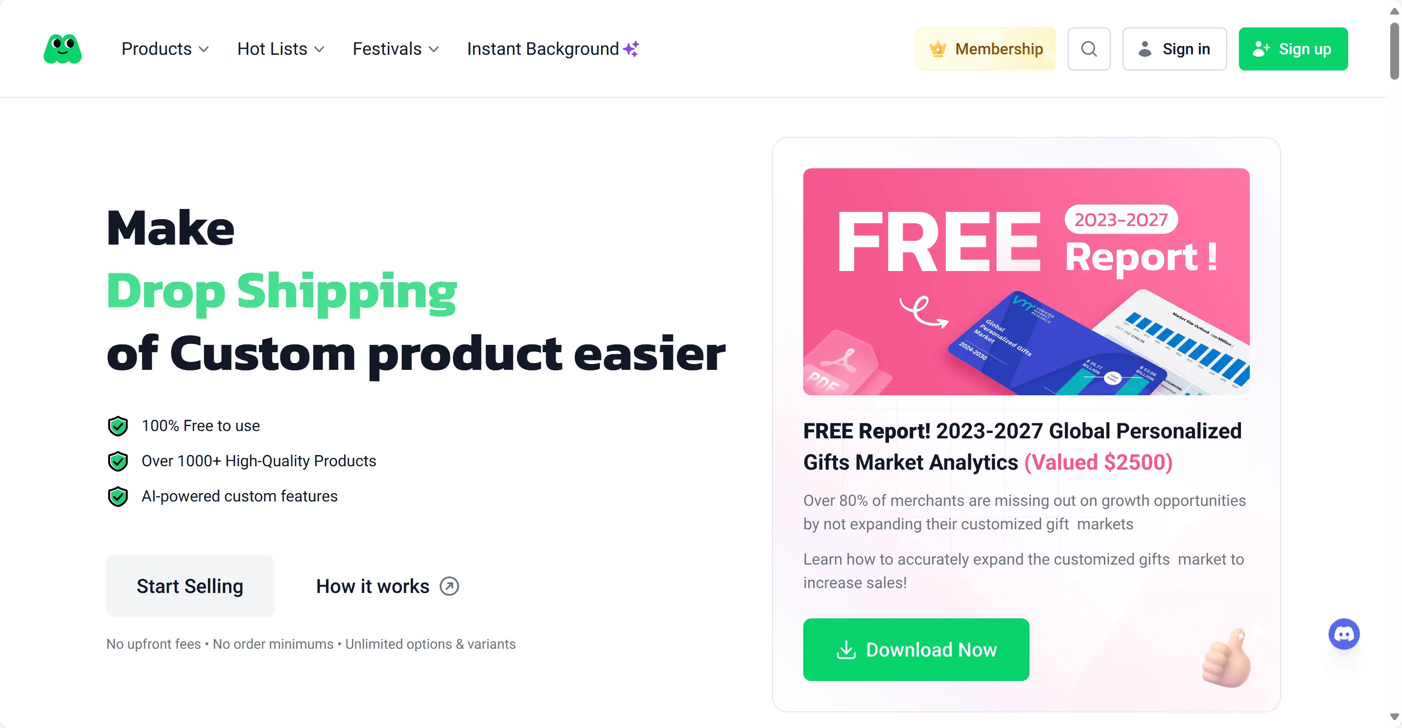 MadeMine - PoD Custom product dropshipping