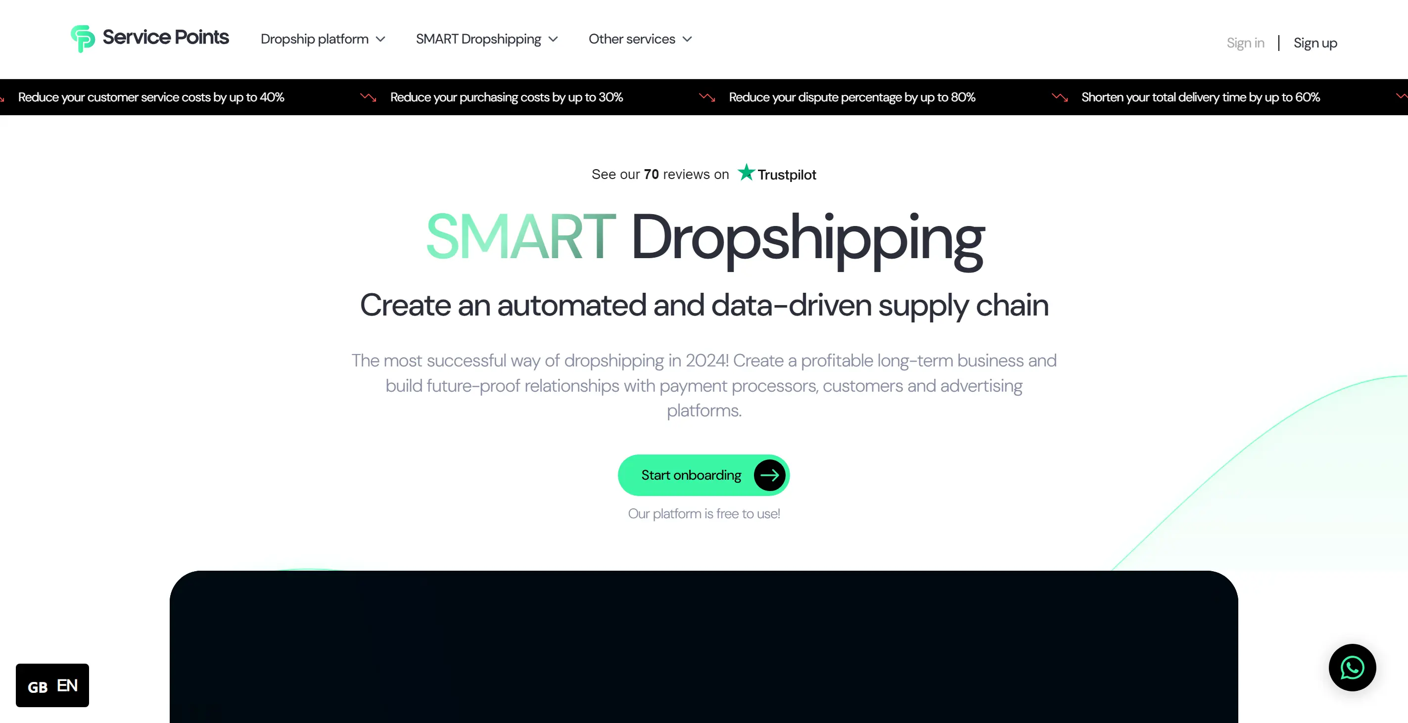 Service Points - Smart Dropshipping