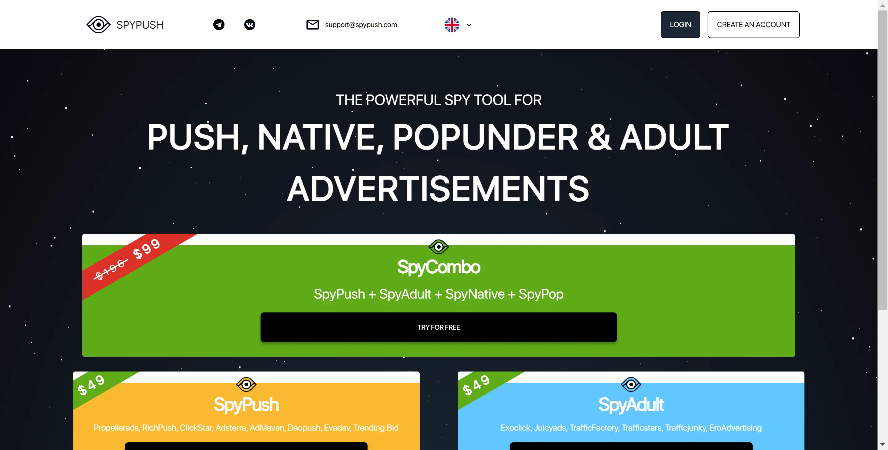 SpyPush - Push Ads Spy Tool