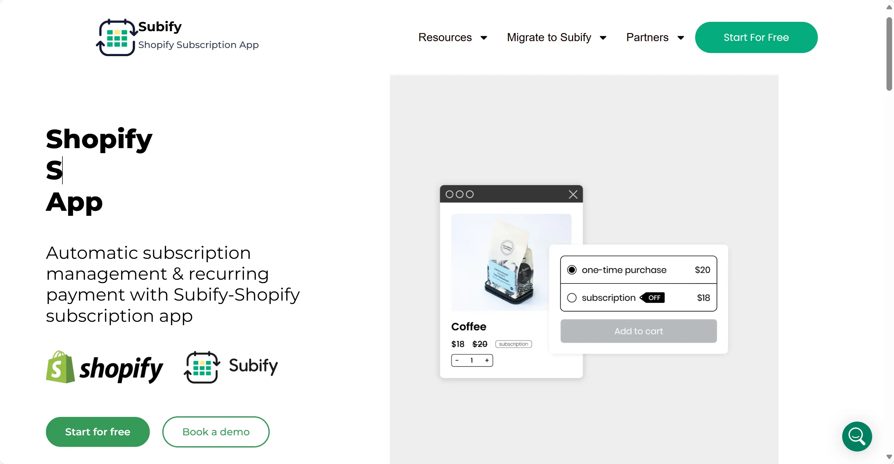 Subify - Shopify subscription app