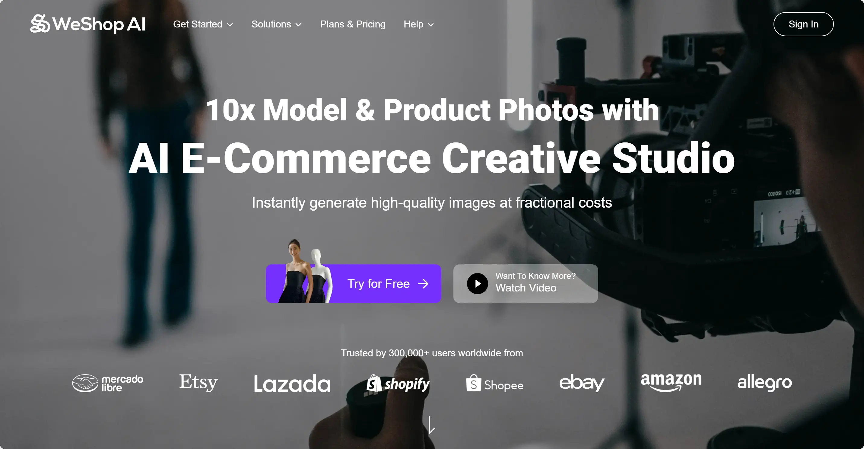 WeShop AI - AI Creative Studio & Image Editing for E-Commerce